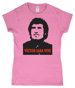 Víctor Jara, Vive, T-Shirt, Women's