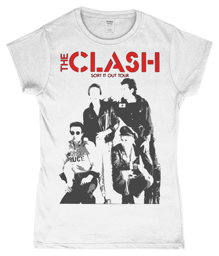 The Clash, Sort It Out Tour 1978, T-Shirt, Women's