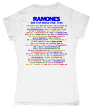 Ramones, Non-Stop World Tour 1976, T-Shirt, Women's