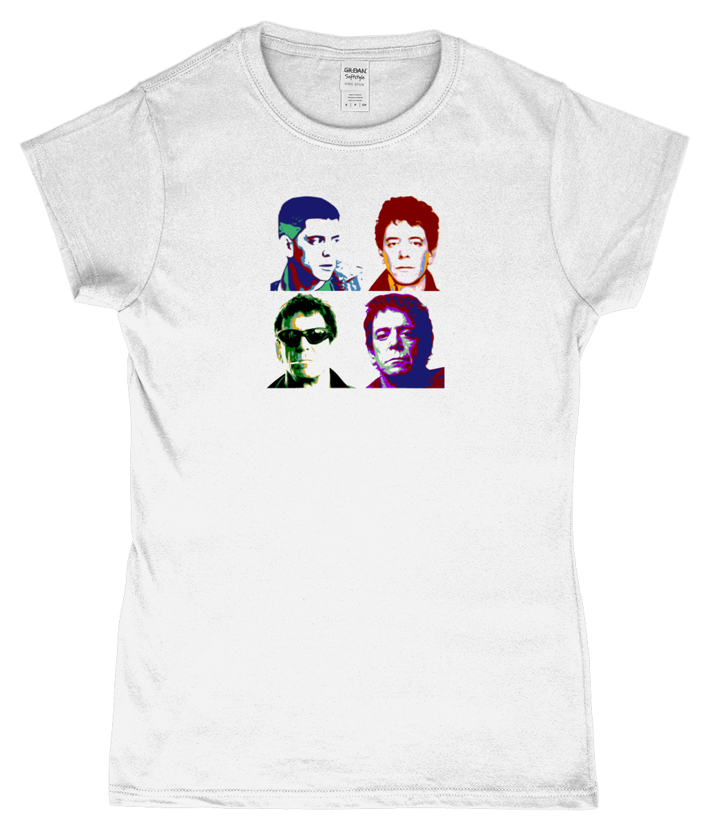 Lou Reed, Warhol, T-Shirt, Women's