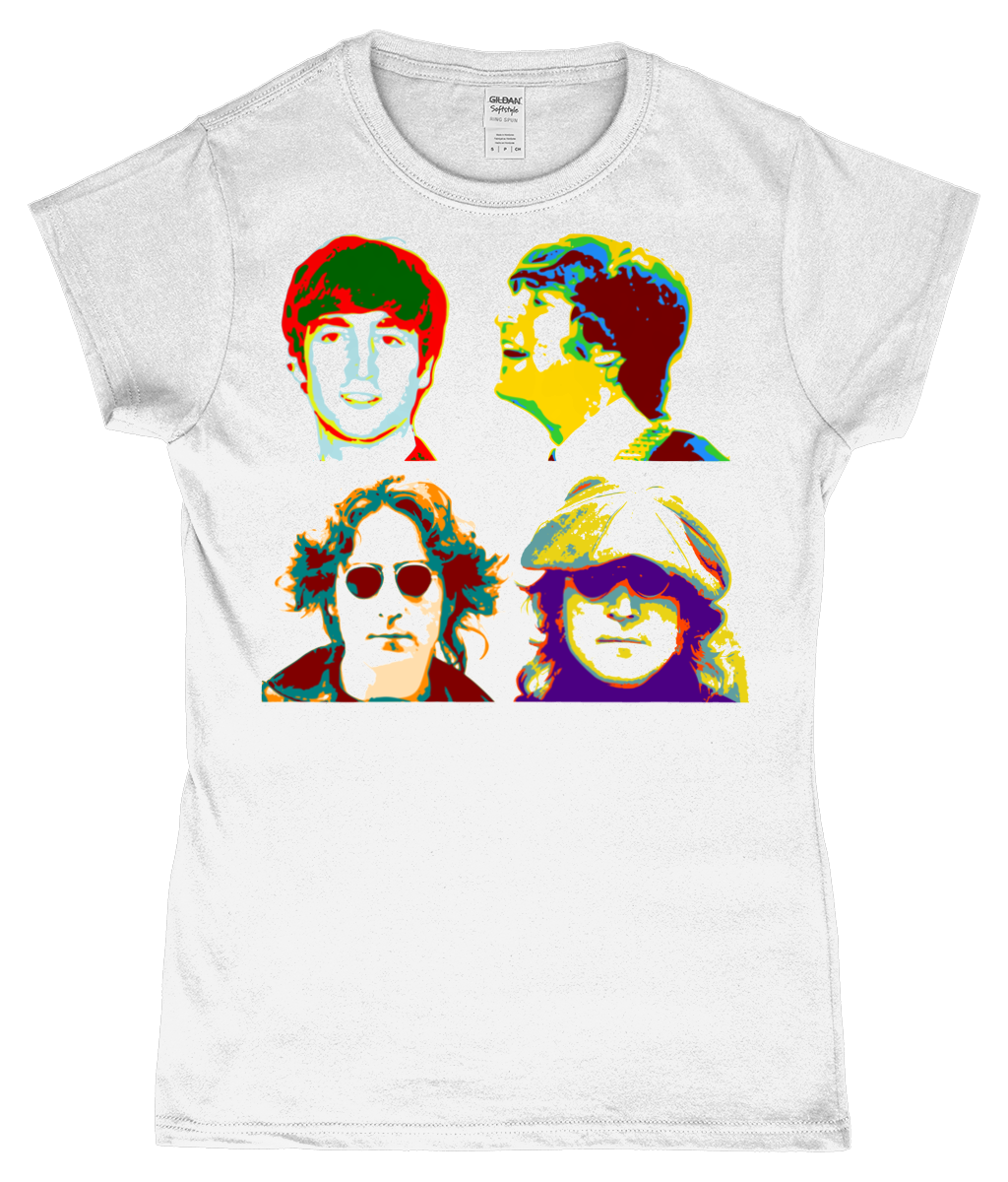 John Lennon, Warhol Large, T-Shirt, Women's