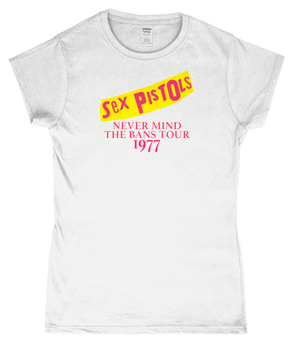 Sex Pistols, Never Mind the Bans Tour 1977, T-Shirt, Women's