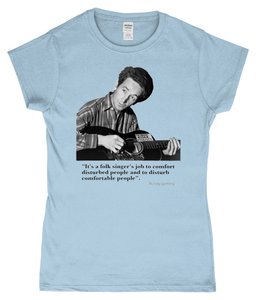 Woody Guthrie, Folk Singer, T-Shirt, Women's