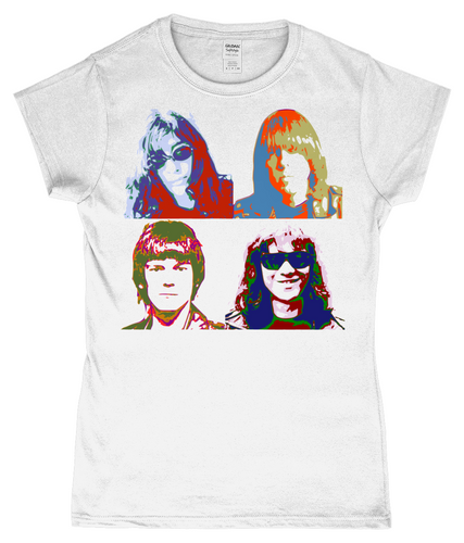 Ramones, Warhol Large, T-Shirt, Women's