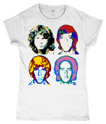 The Doors, Warhol Large, T-Shirt, Women's