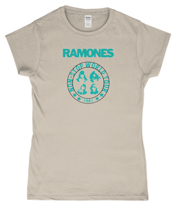 Ramones, Non-Stop World Tour 1981, T-Shirt, Women's