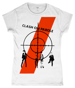 The Clash, Out On Parole Tour 1978, T-Shirt, Women's