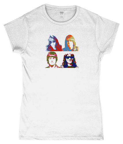 Ramones, Warhol, T-Shirt, Women's