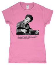 Woody Guthrie, Folk Singer, T-Shirt, Women's