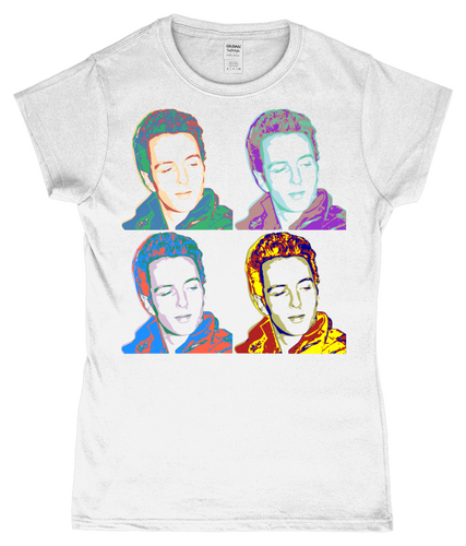 Joe Strummer, Warhol Large, T-Shirt, Women's