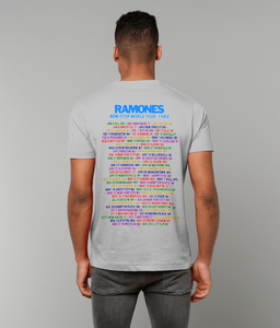 Ramones, Non-Stop World Tour 1982, T-Shirt, Men's