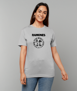 Ramones, Non-Stop World Tour 1977, T-Shirt, Women's