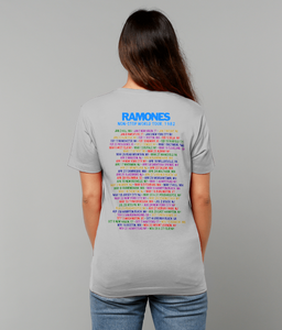 Ramones, Non-Stop World Tour 1982, T-Shirt, Women's