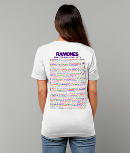 Ramones, Non-Stop World Tour 1979, T-Shirt, Women's
