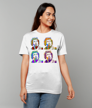 Jimi Hendrix, Warhol Large, T-Shirt, Women's