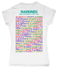 Ramones, Non-Stop World Tour 1981, T-Shirt, Women's