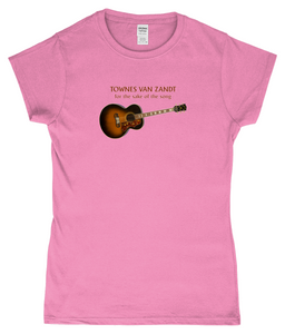 Townes Van Zandt, For the Sake of the Song, T-Shirt, Women's