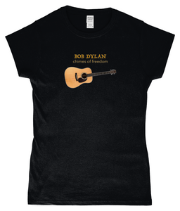 Bob Dylan, Chimes of Freedom, T-Shirt, Women's