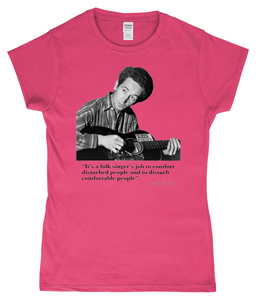 Woody Guthrie, Folk Singer, T-Shirt, Women's