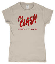 The Clash, Europe 1977 Tour, T-Shirt, Women's