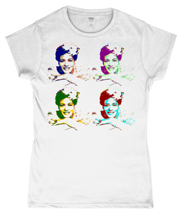 Billie Holiday, Warhol Large, T-Shirt, Women's