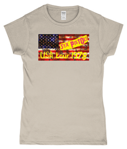 Sex Pistols, USA Tour 1978, T-Shirt, Women's