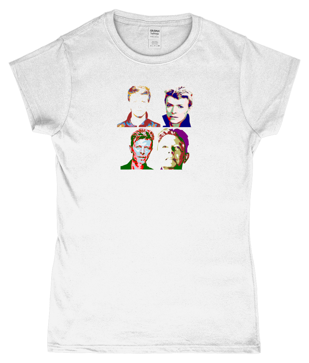David Bowie, Warhol, T-Shirt, Women's