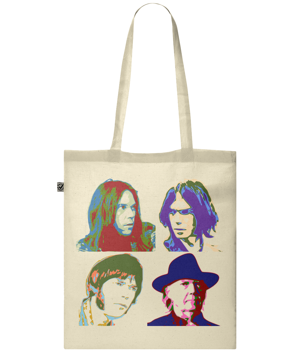 Neil Young tote shopping bag