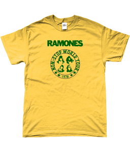 Ramones Non-Stop World Tour 1978 t-shirt