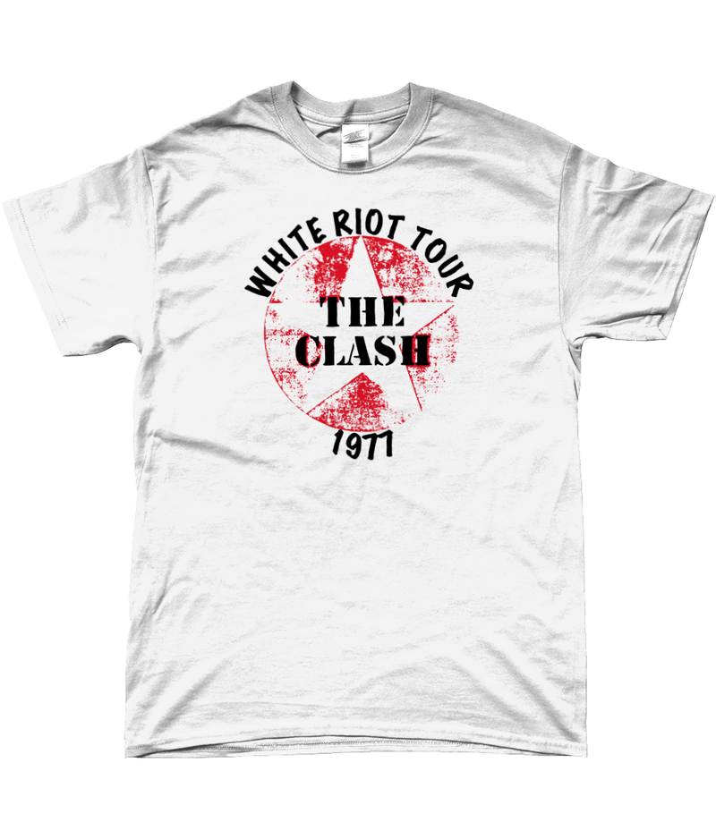 THE CLASH White riot tour1977 Tシャツ The Clash, White Riot Tour 1977, T-Shirt, Men's – Frank Paulson
