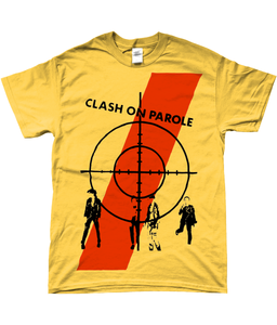 The Clash Out On Parole 1978 Tour t-shirt