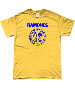 Ramones Non-Stop World Tour 1976 t-shirt