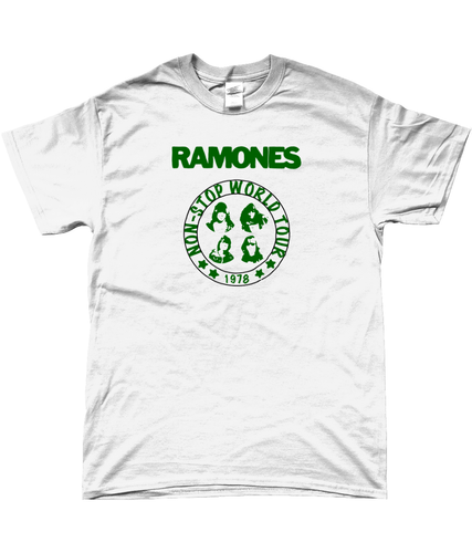 Ramones Non-Stop World Tour 1978 t-shirt