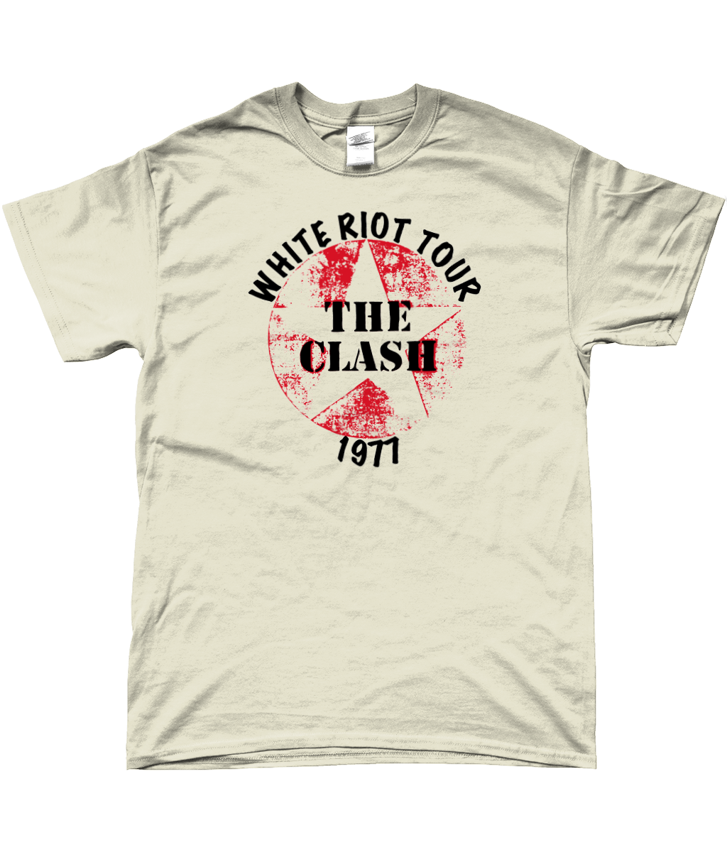 The Clash, White Riot Tour 1977, T-Shirt, Men's – Frank Paulson