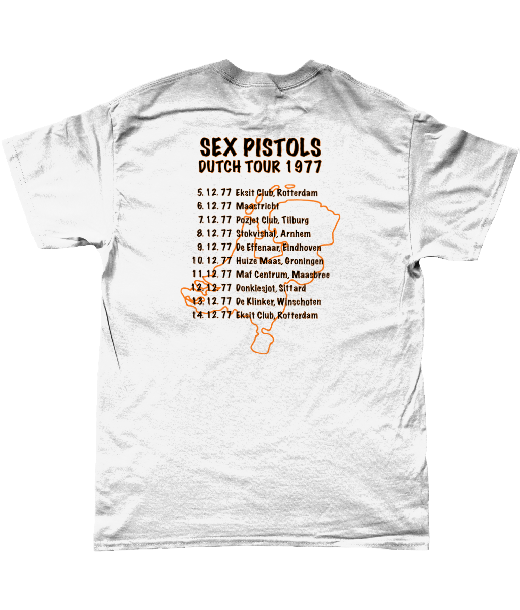 Sex Pistols Dutch Tour 1977 T Shirt Men s Frank Paulson 