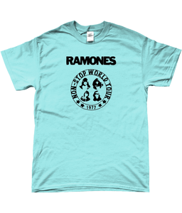 Ramones Non-Stop World Tour 1977 t-shirt