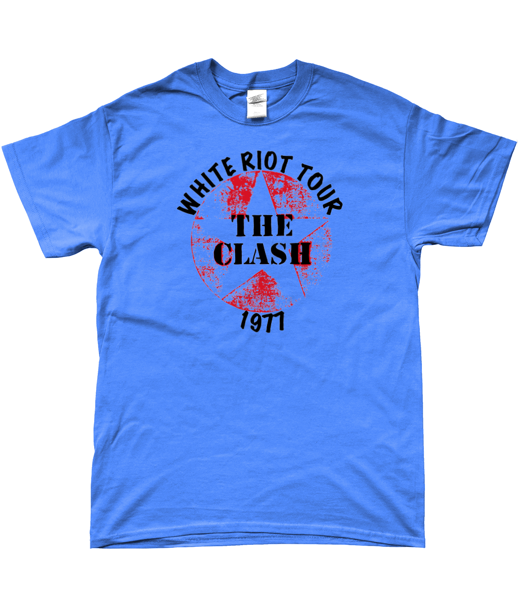 THE CLASH White riot tour1977 Tシャツ The Clash, White Riot Tour THE CLASH White riot tour1977 Tシャツ The Clash, White Riot Tour