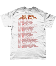 Sex Pistols Anarchy Tour 1976 t-shirt