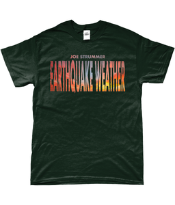 Joe Strummer Earthquake Weather t-shirt