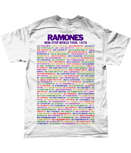 Ramones Non-Stop World Tour 1979 t-shirt