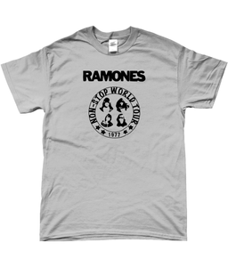 Ramones Non-Stop World Tour 1977 t-shirt