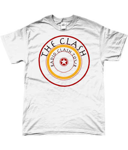 The Clash Radio Clash 1981 UK Tour t-shirt