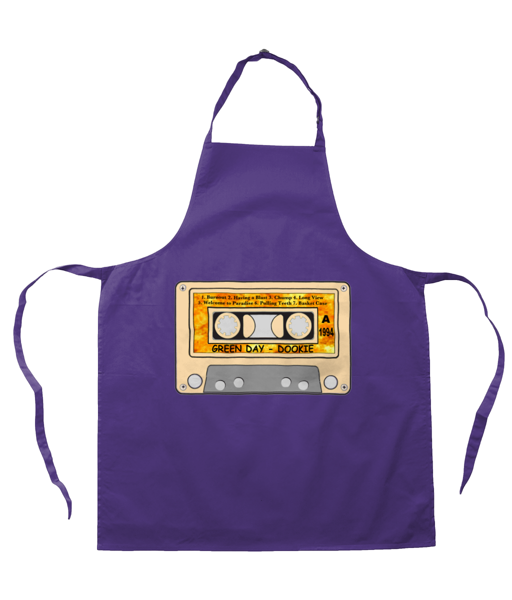 Green Day Dookie cassette apron