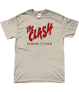 The Clash Europe 1977 Tour t-shirt