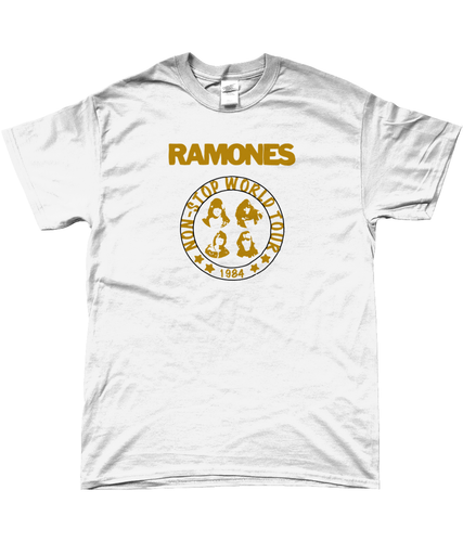 Ramones Non-Stop World Tour 1984 t-shirt