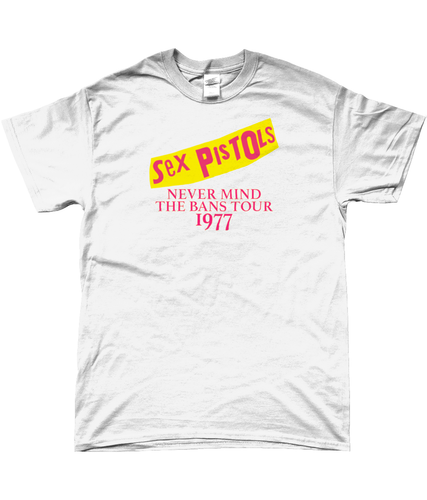 Sex Pistols Never Mind the Bans Tour 1977 t-shirt